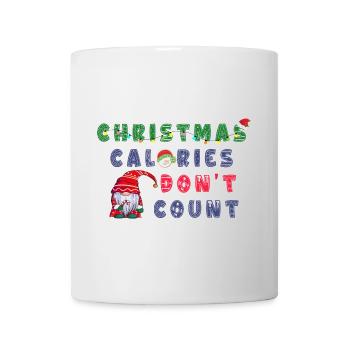 Festive Christmas Calories Don't Count T-shirt - Mug - white - Front