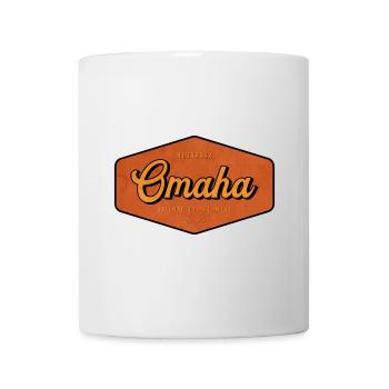 Omaha Gateway Vintage Badge - Tasse - Weiß - Vorne