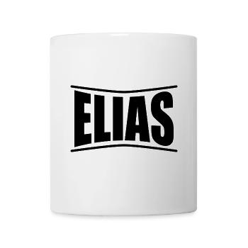t-shirt Elias idée cadeau t-shirt - Mug blanc - blanc - Devant