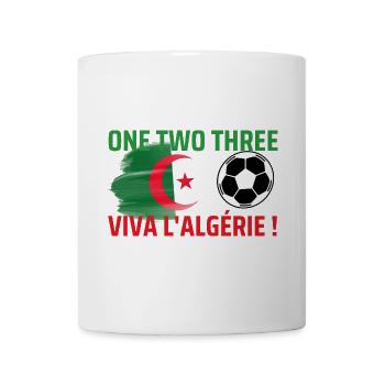 Algeria Flag Soccer  - Mug - white - Front