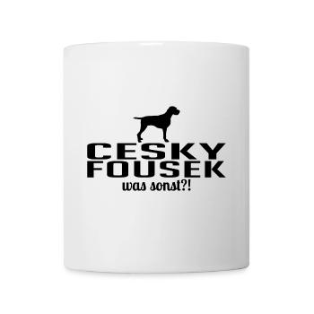 CESKY FOUSEK quoi d’autre chien disant Wilsigns - Mug blanc - blanc - Devant