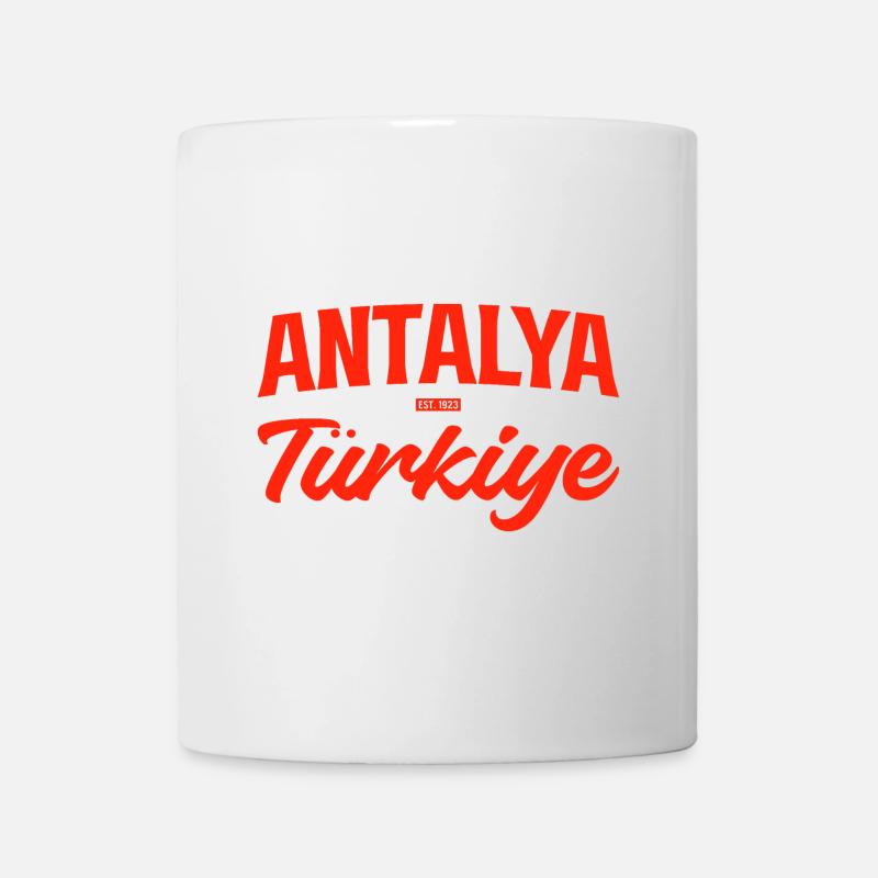 Écriture Antalya Türkiye - Mug blanc - blanc