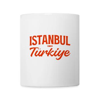 Faute de frappe d’écriture à Istanbul Türkiye - Mug blanc - blanc - Devant