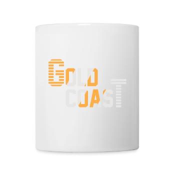 Sonnenuntergang am Küstenstrich - Tasse - Weiß - Vorne