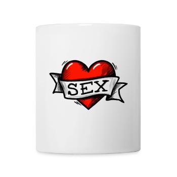 Herz – Nur das Eine - Tasse - Weiß - Vorne