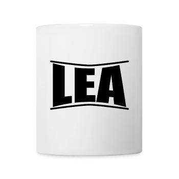 T-Shirt Lea T-Shirt Geschenkidee - Tasse - Weiß - Vorne