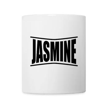t-shirt Jasmine t-shirt idée cadeau - Mug blanc - blanc - Devant