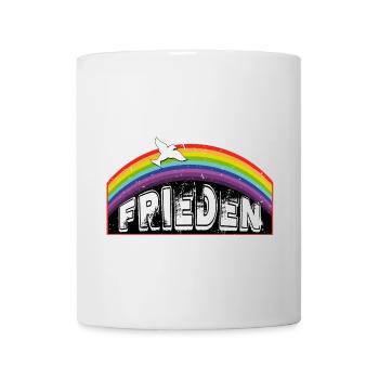 RAINBOW Rainbow PEACE - Mug - white - Front