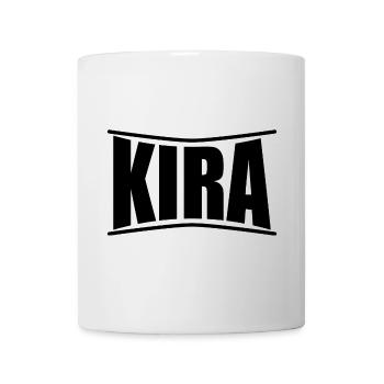 T-Shirt Kira T-Shirt Geschenkidee - Tasse - Weiß - Vorne