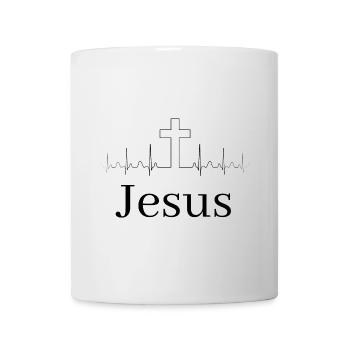 Jesus Worship bless pray - Tasse - Weiß - Vorne