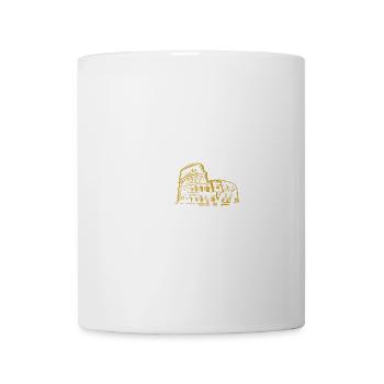Colosseum in Golden Script - Mug - white - Front