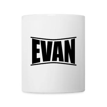 Evan T-Shirt Geschenkidee T-Shirt - Tasse - Weiß - Vorne