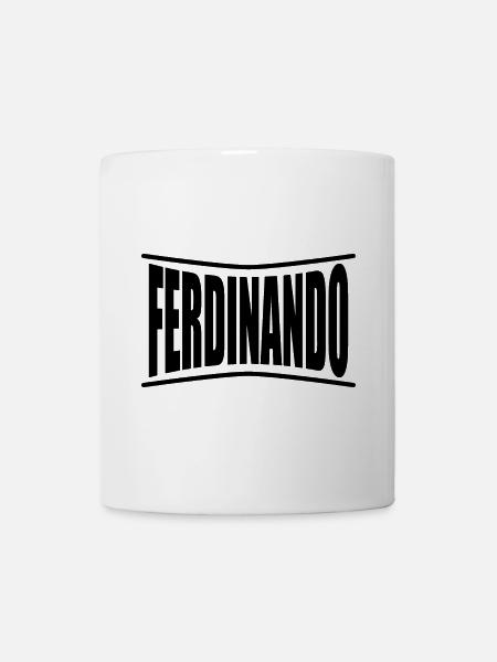 T-Shirt Ferdinando T-Shirt Geschenkidee - Tasse - Weiß