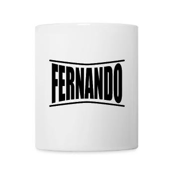 T-Shirt Fernando T-Shirt Geschenkidee - Tasse - Weiß - Vorne