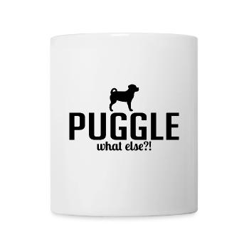 Puggle what else Hundespruch Hunde Wilsigns - Mug blanc - blanc - Devant