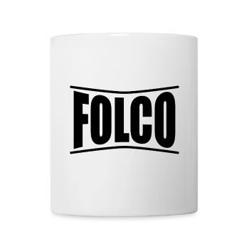 t-shirt Folco t-shirt idée cadeau - Mug blanc - blanc - Devant