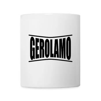 t-shirt Gerolamo t-shirt idée cadeau - Mug blanc - blanc - Devant