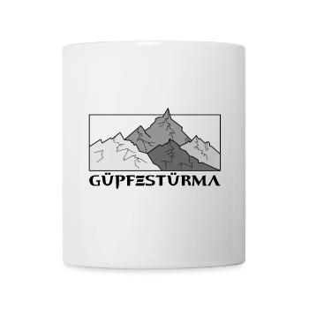 Güpfestürma - Alpiniste au sommet, dialecte autrichien - Mug blanc - blanc - Devant