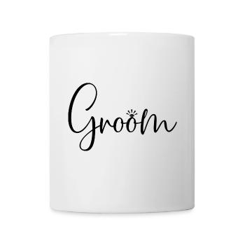 Groom Cool Matching Couple Wedding Party Mariage - Mug blanc - blanc - Devant