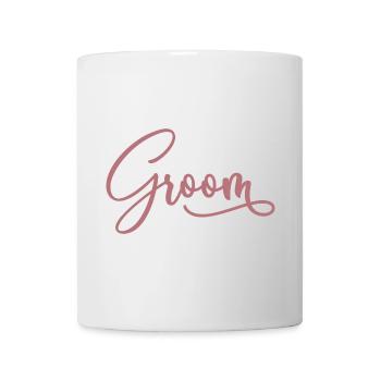 Groom Cool Matching Couple Wedding Party Mariage - Mug blanc - blanc - Devant