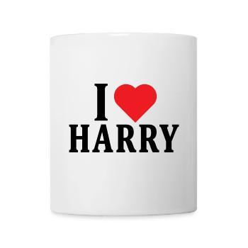 t-shirt name I love Harry t-shirt gift idea - Mug - white - Front