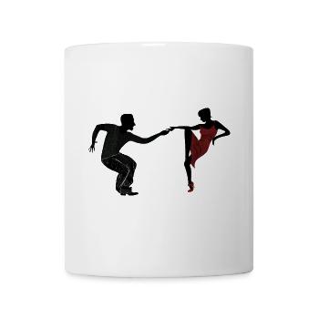 Tanzpaar - Tasse - Weiß - Vorne