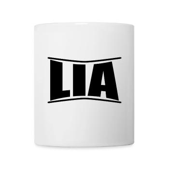 T-Shirt Name Lia T-Shirt Geschenkidee - Tasse - Weiß - Vorne
