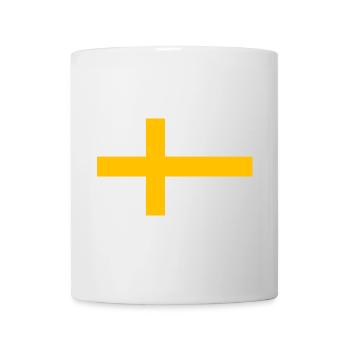 Schwedenkreuz - Tasse - Weiß - Vorne