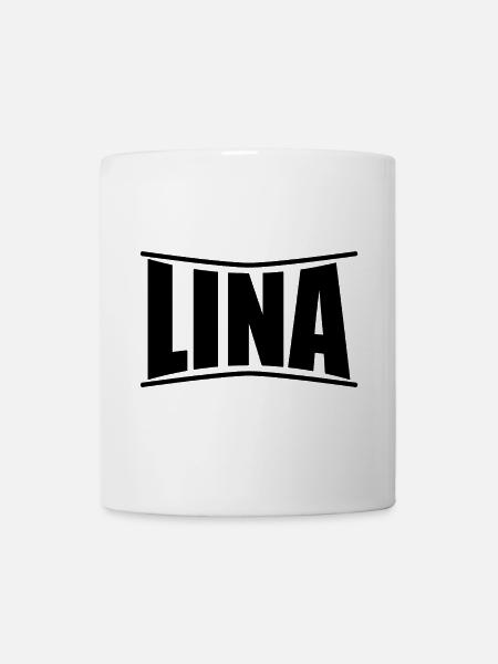 Name T-Shirt Lina T-Shirt Geschenkidee - Tasse - Weiß