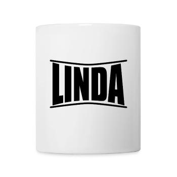 Name T-Shirt Linda T-Shirt Geschenkidee - Tasse - Weiß - Vorne
