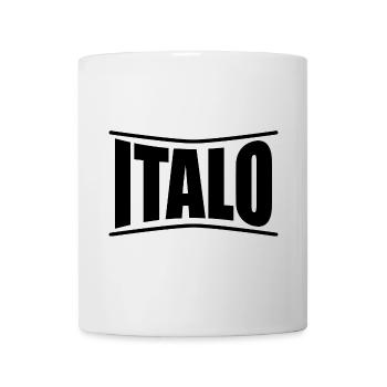 t-shirt prénom T-shirt Italo idée cadeau - Mug blanc - blanc - Devant