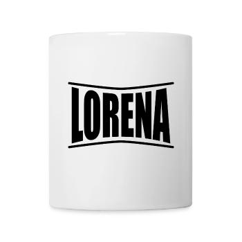 Name T-Shirt I love Lorraine T-Shirt Geschenkidee - Tasse - Weiß - Vorne