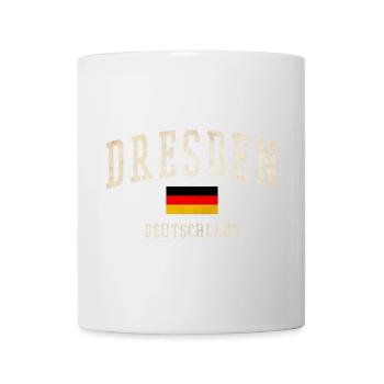 Dresden Flag Vintage Design - Mug - white - Front