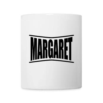 nom du t-shirt Margaret idée cadeau t-shirt - Mug blanc - blanc - Devant
