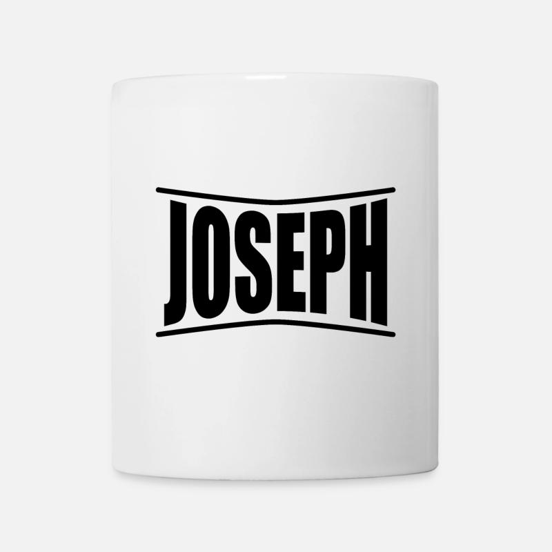 Name T-Shirt Joseph T-Shirt Geschenkidee - Tasse - Weiß