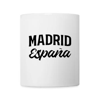 Lettrage madrilène avec accent espagnol - Mug blanc - blanc - Devant