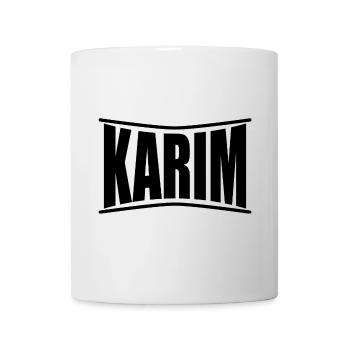 name t-shirt Karim t-shirt gift idea - Mug - white - Front