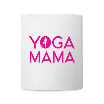 Yoga Mama - Mug blanc - blanc - Devant
