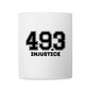réforme des retraites, Macron, injustice - Mug blanc - blanc - Devant