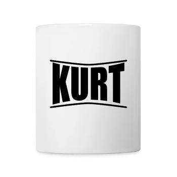 t-shirt name Kurt t-shirt nice gift idea - Mug - white - Front