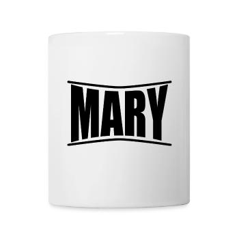 T-Shirt mit Namen Mary T-Shirt Geschenkidee - Tasse - Weiß - Vorne