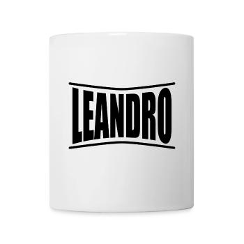 t-shirt name Leandro t-shirt gift idea - Mug - white - Front