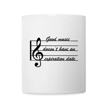 La terre a une belle musique pour ceux qui écoutent * - Mug blanc - blanc - Devant