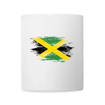Jamaica flag used - Mug - white - Front