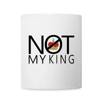Not My King - Mug - white - Front