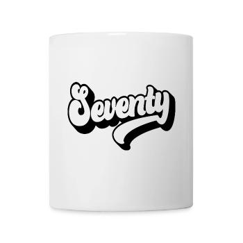 Seventy 70th Birthday Men Women 70 Years Old - Mug - white - Front