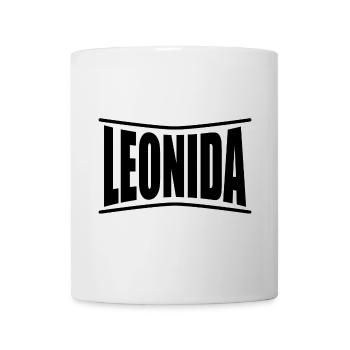 nom du t-shirt Leonida idée cadeau t-shirt - Mug blanc - blanc - Devant