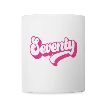 Soixante-dix femmes de 70 ans - Mug blanc - blanc - Devant