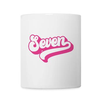 Seven 7th Birthday For Girls 7 Years Old - Mug - white - Front
