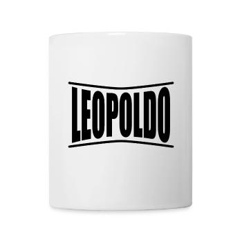 T-Shirt Name Leopoldo T-Shirt Geschenkidee - Tasse - Weiß - Vorne